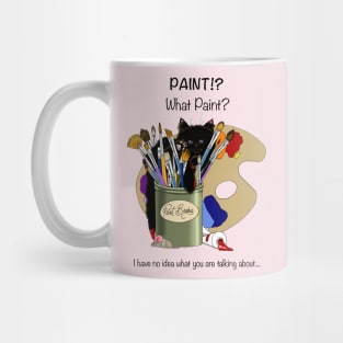 Paint Brush Kitten Mug